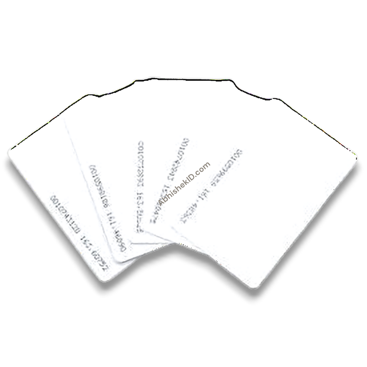125 kHz LF TK4100 EM4200 thin proximity cards for biometric attendance machines