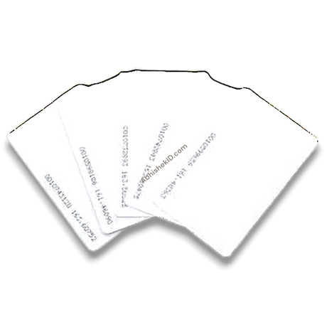 125 kHz LF TK4100 EM4200 thin proximity cards for biometric attendance machines