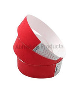 Tyvek Paper Wristband Red 01