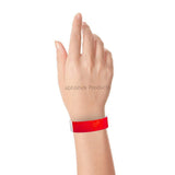 Tyvek Paper Wristband Red 05