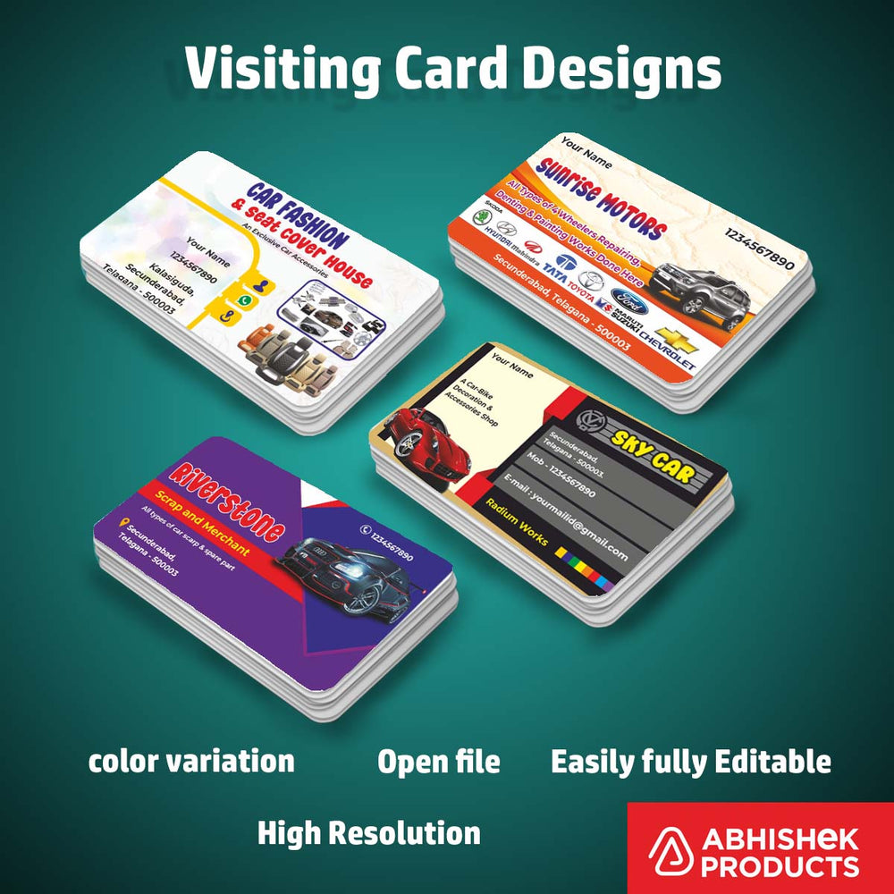 Visiting Card Design Files For Advocate, Beauty Parlour, Bank Finance, Automobiles, Astrology, Agro (17)