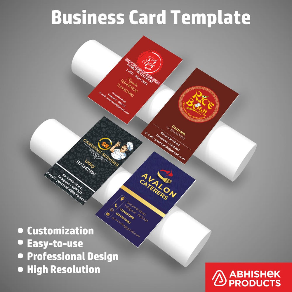 Visiting Card Design Files For Beauty Parlour, Catering, CA, Yoga, Dance Class, Music Class, Singing Class, Guitar Class, Computer Class, Arts (10)