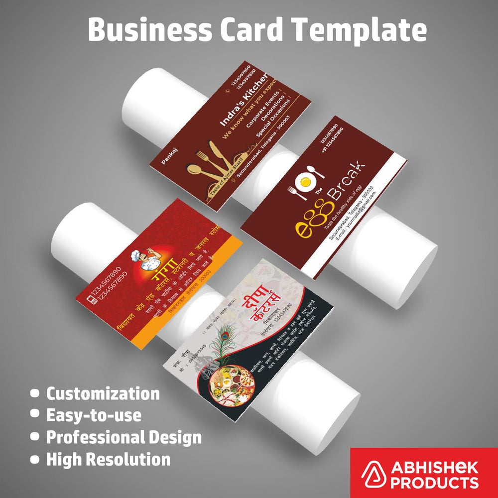 Visiting Card Design Files For Beauty Parlour, Catering, CA, Yoga, Dance Class, Music Class, Singing Class, Guitar Class, Computer Class, Arts (12)