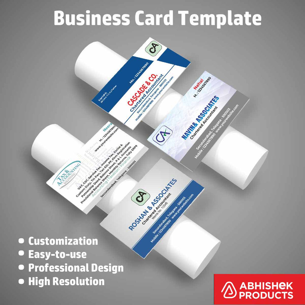 Visiting Card Design Files For Beauty Parlour, Catering, CA, Yoga, Dance Class, Music Class, Singing Class, Guitar Class, Computer Class, Arts (18)