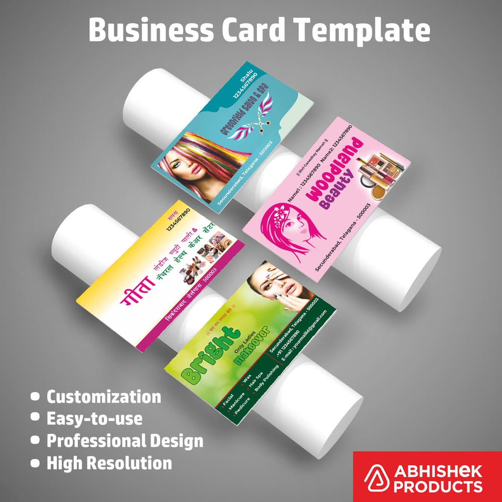 Visiting Card Design Files For Beauty Parlour, Catering, CA, Yoga, Dance Class, Music Class, Singing Class, Guitar Class, Computer Class, Arts (3)