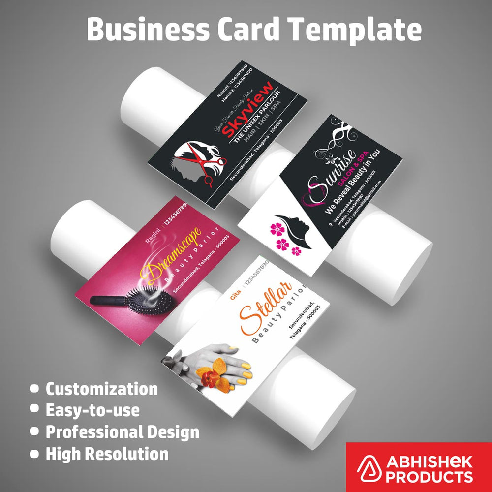 Visiting Card Design Files For Beauty Parlour, Catering, CA, Yoga, Dance Class, Music Class, Singing Class, Guitar Class, Computer Class, Arts