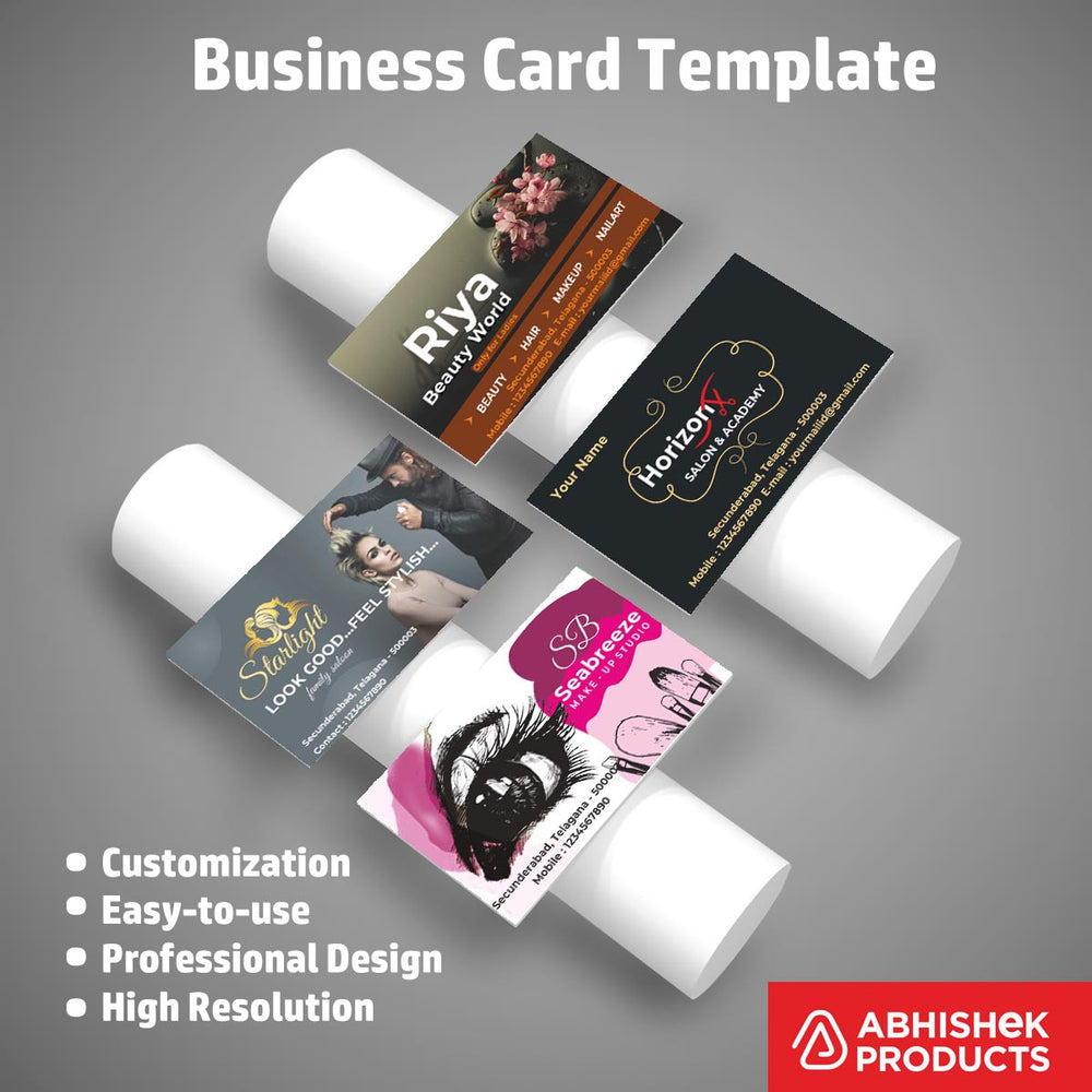 Visiting Card Design Files For Beauty Parlour, Catering, CA, Yoga, Dance Class, Music Class, Singing Class, Guitar Class, Computer Class, Arts a (1)