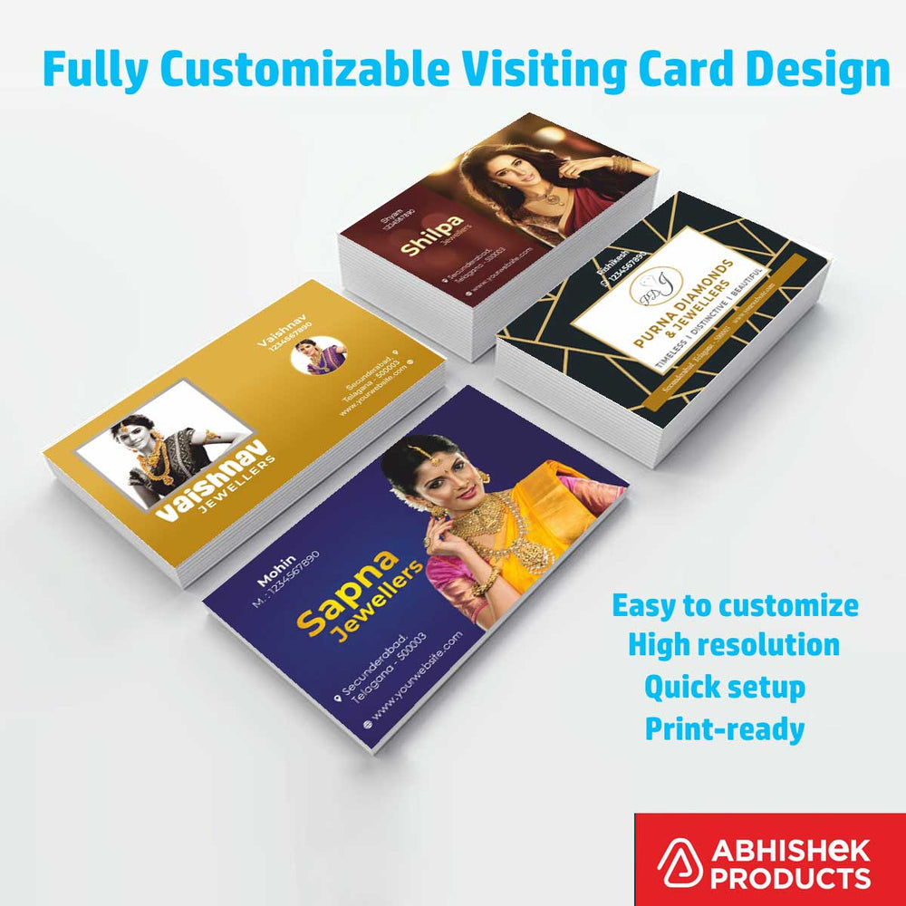 Visiting Card Design Files For Photo & Video, Plantaion & Nusery, Mobiles, Water Purifier, Mineral Water, Diamond, Jewellery, Gem Stone, Jeweller (11)