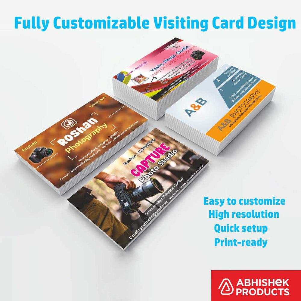 Visiting Card Design Files For Photo & Video, Plantaion & Nusery, Mobiles, Water Purifier, Mineral Water, Diamond, Jewellery, Gem Stone, Jeweller (23)