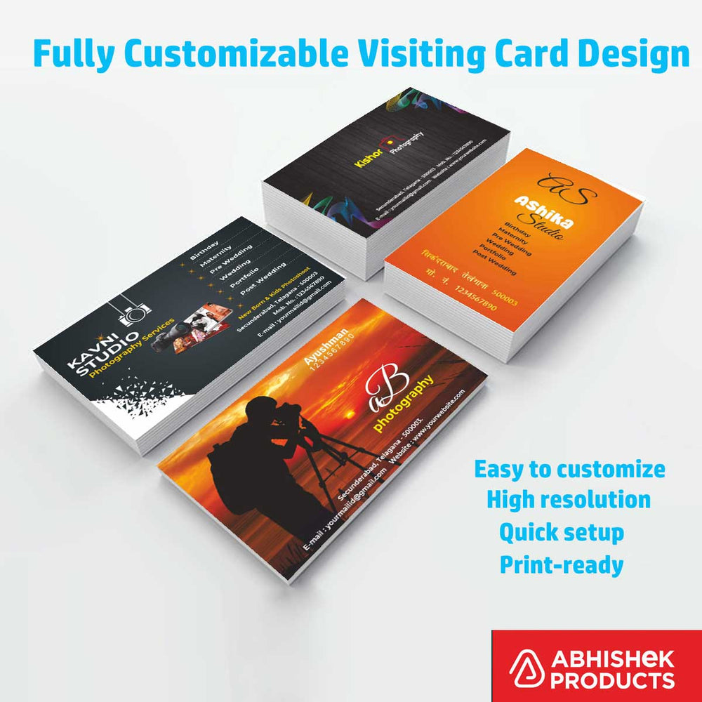 Visiting Card Design Files For Photo & Video, Plantaion & Nusery, Mobiles, Water Purifier, Mineral Water, Diamond, Jewellery, Gem Stone, Jeweller (24)