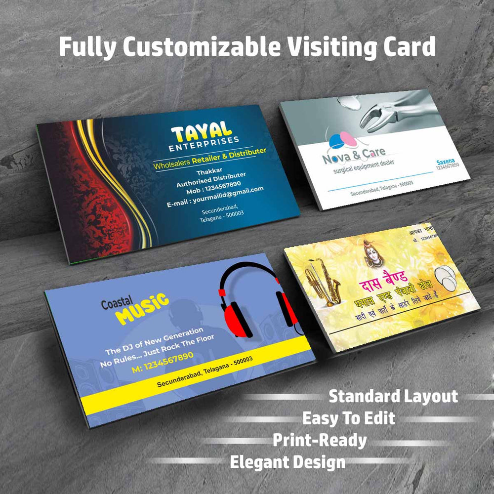 Visiting Card Design Files For Piano Class,Mind Training,Music Class,Singing Class,Computer Class,Constructions,Bricks,Real Estate,Cour (17)