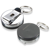 40 mm Metal Round Retractable  Yo-Yo Steel For Business Id Cards