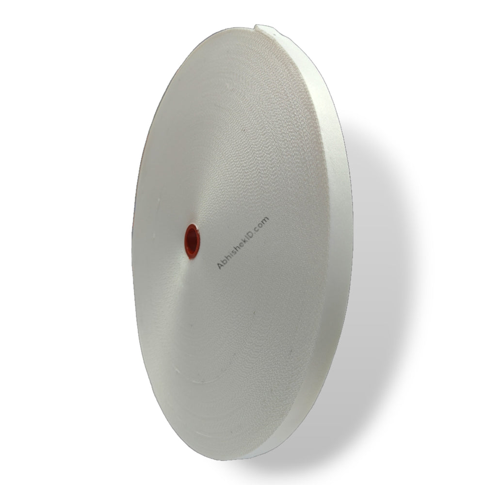 White 16mm Colour Satin Roll For ID Card Lanyard Tags Screen Printable