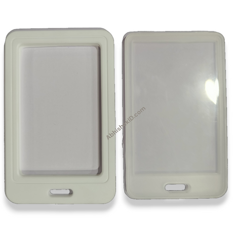 White Jacket Holder Heavy Indian Grade 54X86MM Vertical PVC Transparent ID CARD HOLDER (2)