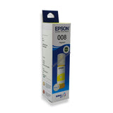 Yellow Epson Original 008 Ink Bottles for EcoTank Printers L15150, M15140, M15180, L6460, L6490, L6580, L6570, L15180 (1)