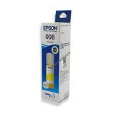 Yellow Epson Original 008 Ink Bottles for EcoTank Printers L15150, M15140, M15180, L6460, L6490, L6580, L6570, L15180 (3)