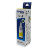 Yellow Epson Original 664 Ink Bottles for EcoTank Printers L130, L1300, L220, L550, L355, L110, L210, L300, L360, L350, L380, L100, L200, L565, L555 (3)