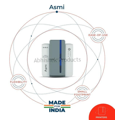 asmi pvc card printer evolis printer id card printer (1)