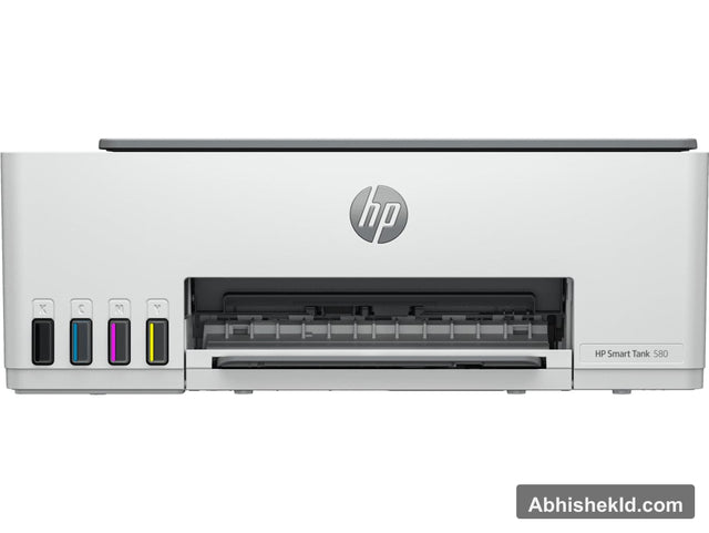 HP Smart Tank 580 wireless all-in-one ink tank printer front view