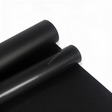 Premium Black Teflon Sheet for Heat Press & Sublimation, rolled non-stick PTFE material for heat transfer craft projects.