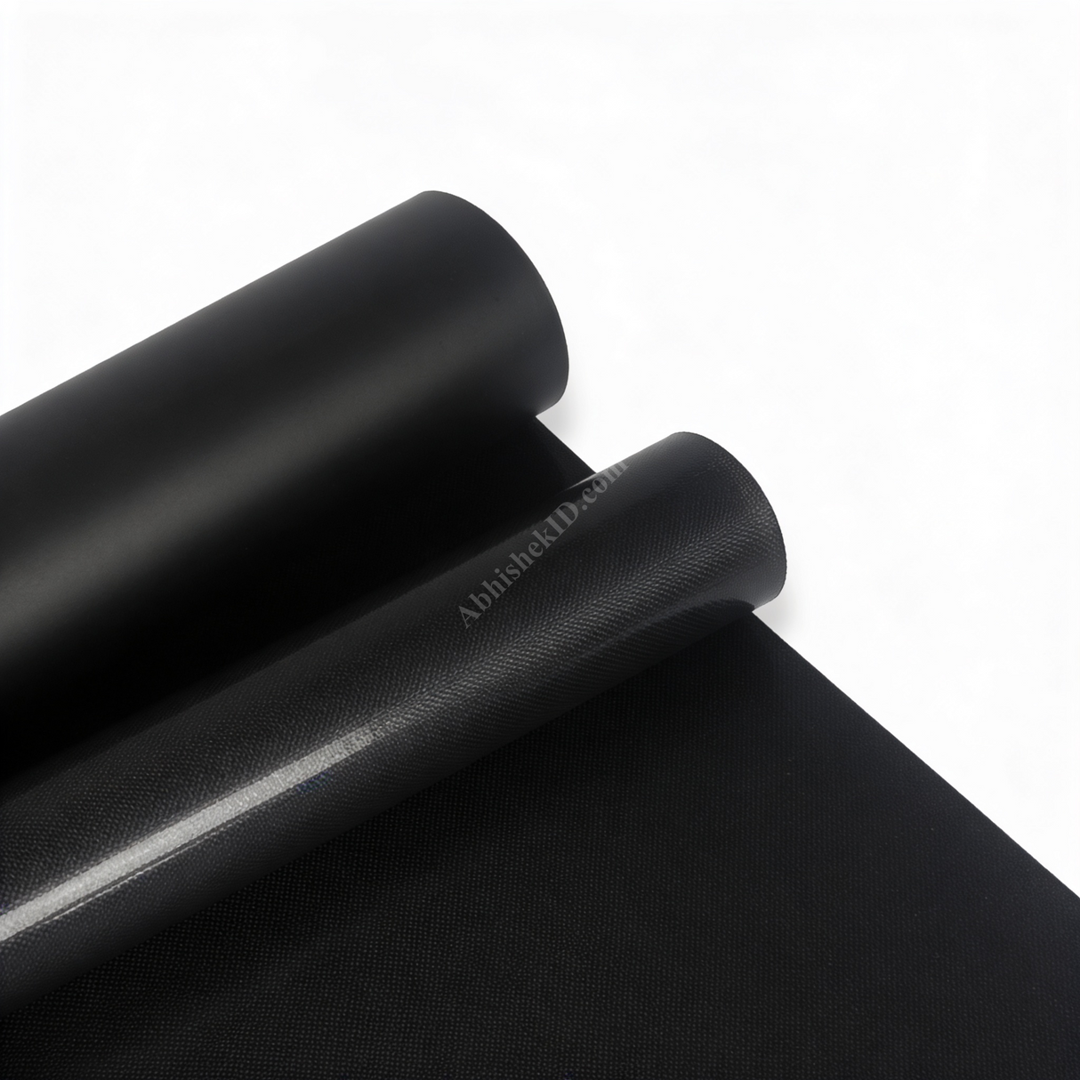 Premium Black Teflon Sheet for Heat Press & Sublimation, rolled non-stick PTFE material for heat transfer craft projects.