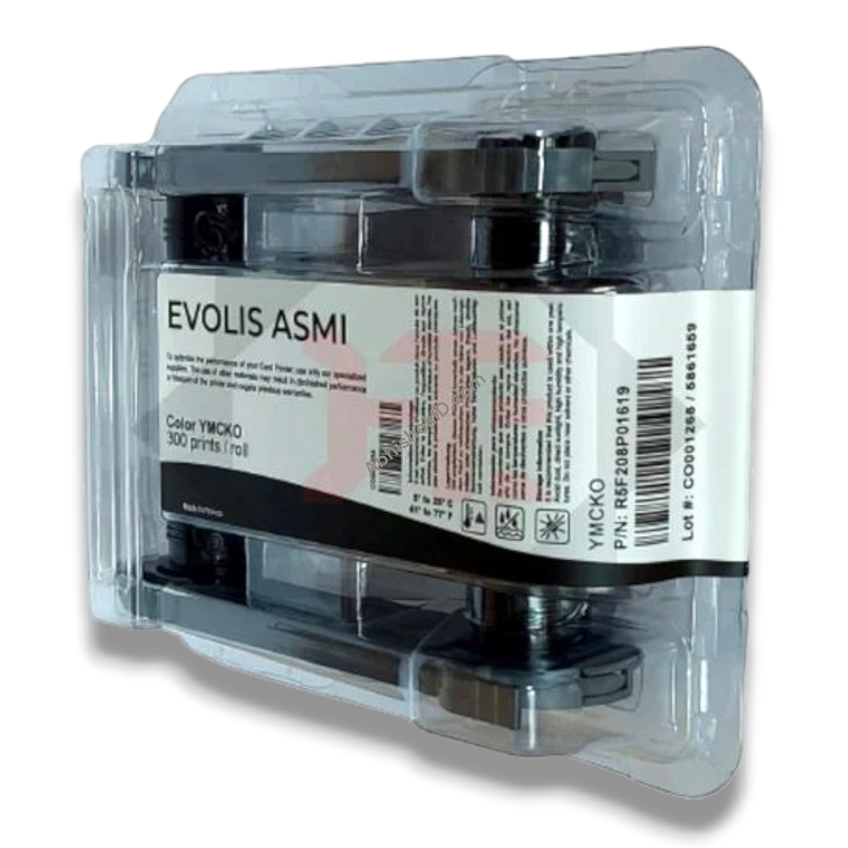 Evolis Asmi YMCKO Full Panel Ribbon – 300 Impressions | Colour Thermal ID Card Ribbon