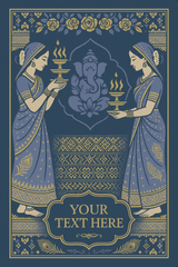 Ganesh Mandal ID Card Design Templates SVG (85x130mm) – Editable for CorelDRAW, Photoshop, Illustrator
