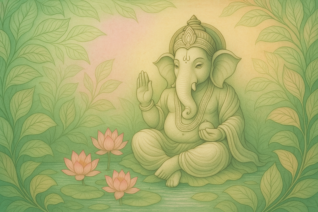 Ganesh Mandal ID Card Design Templates SVG (85x130mm) – Editable for CorelDRAW, Photoshop, Illustrator