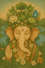 Ganesh Mandal ID Card Design Templates SVG (85x130mm) – Editable for CorelDRAW, Photoshop, Illustrator