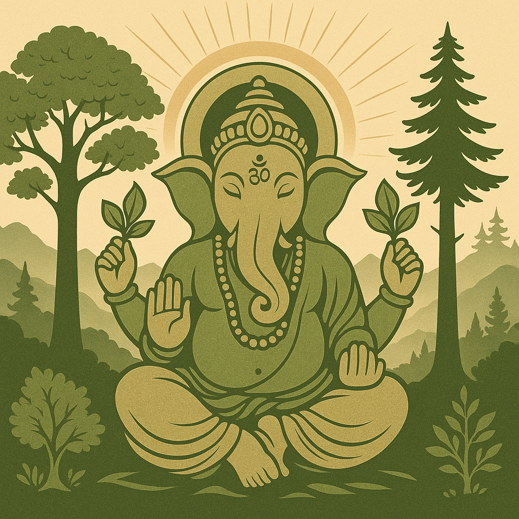 Ganesh Mandal ID Card Design Templates SVG (85x130mm) – Editable for CorelDRAW, Photoshop, Illustrator