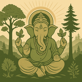 Ganesh Mandal ID Card Design Templates SVG (85x130mm) – Editable for CorelDRAW, Photoshop, Illustrator
