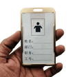 gold METAL ID CARD HOLDER Aluminium ID CARD BADGE TAG HOLDER 6 removebg