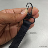 Premium Black 20mm Fish Hook for ID Card Lanyards