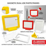 Magnetic Photo Frame with Stand - 3x4 Inch Fridge Magnet | Tabletop Display