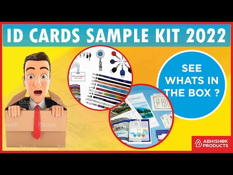 🆔 Full Demo - ID Card Sample Kit | ID Tags, Lanyard, Badges, KeyChain, Stickers | AbhishekID.com — demo