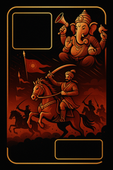 Ganesh Mandal ID Card Design Templates SVG (85x130mm) – Editable for CorelDRAW, Photoshop, Illustrator