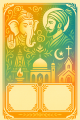 Ganesh Mandal ID Card Design Templates SVG (85x130mm) – Editable for CorelDRAW, Photoshop, Illustrator