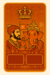 Ganesh Mandal ID Card Design Templates SVG (85x130mm) – Editable for CorelDRAW, Photoshop, Illustrator