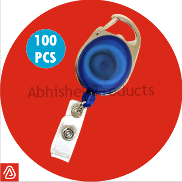 22 mm Sticker Oval Shape Nylon Thread Retractable Yo-Yo For Id Cards –  Abhishek Products