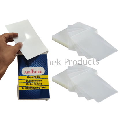 435 4x6 AP FILM 100 Sheets 200 PCS 65X95 250 MIC LAMINATION POUCH FOR ID CARDS