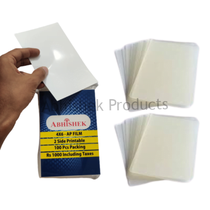 436 4x6 AP FILM 100 Sheets 200 PCS 65X95 250 MIC LAMINATION POUCH FOR ID CARDS