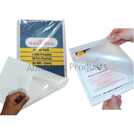 438 A4 AP FILM 20 Sheets 20 PCS A4 250 MIC LAMINATION POUCH FOR ID CARDS