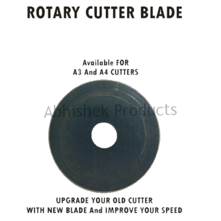 481 ABHISHEK 6MM SPARE BLADE HEAVY DUTY 1 PCS FOR ROTARY CUTTER
