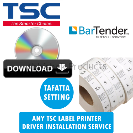 485 TSC label printer driver installation service