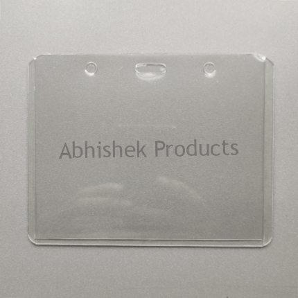 A3 CARD CASE PVC Transparent ID CARD POUCH HORIZONTAL 01