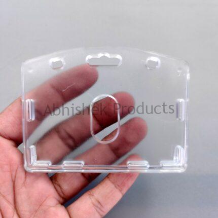H134 – Crystal Elite 54X86MM Horizontal PVC Transparent ID CARD HOLDER