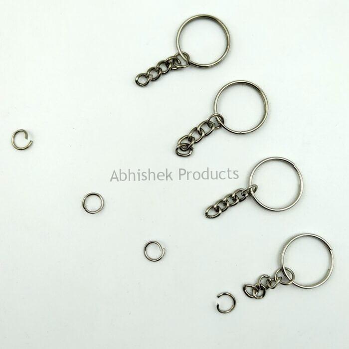 22mm Iron Keychain Rings Split Ring Key Ring Metal Keychain Rings Clas –  Rosebeading Official