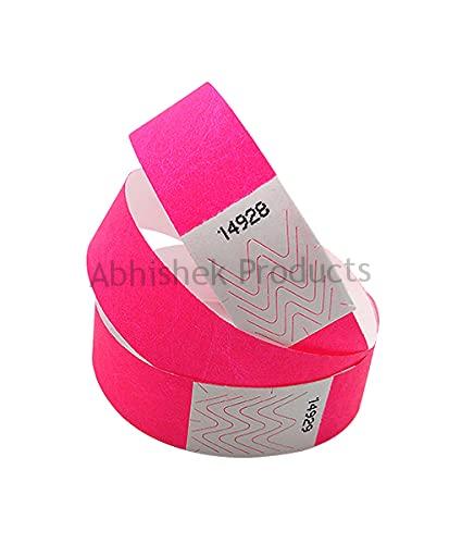Paper Wristband Pink 01