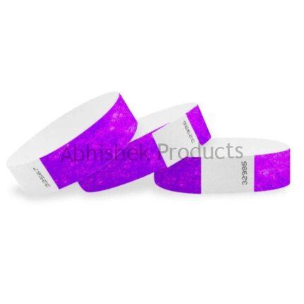 Paper Wristband Purple 01