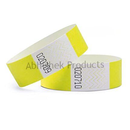 Paper Wristband Yellow 05